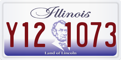 IL license plate Y121073