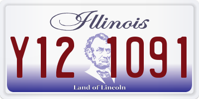 IL license plate Y121091