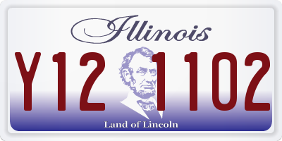 IL license plate Y121102