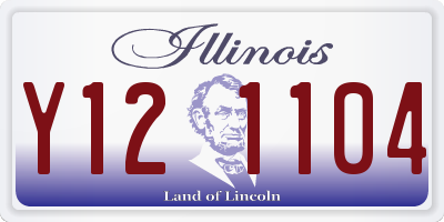 IL license plate Y121104