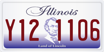 IL license plate Y121106