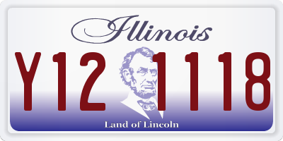 IL license plate Y121118