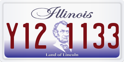 IL license plate Y121133
