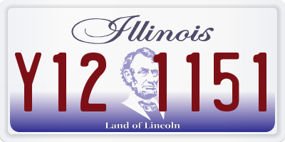 IL license plate Y121151