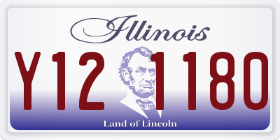 IL license plate Y121180
