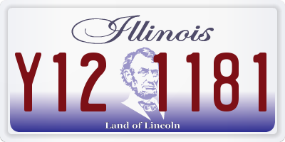 IL license plate Y121181