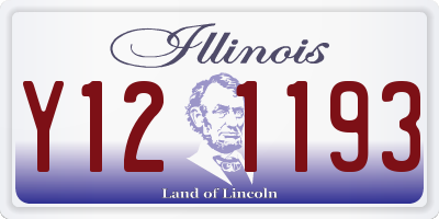 IL license plate Y121193