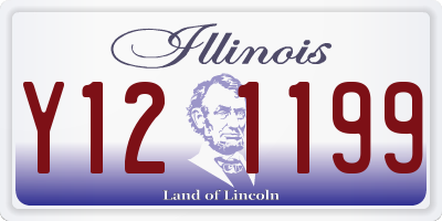 IL license plate Y121199