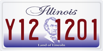 IL license plate Y121201