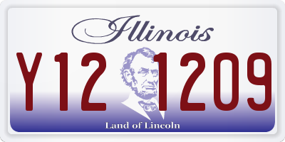 IL license plate Y121209