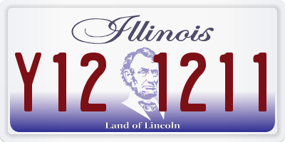 IL license plate Y121211