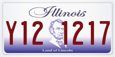 IL license plate Y121217