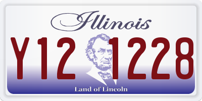 IL license plate Y121228