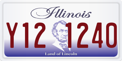 IL license plate Y121240
