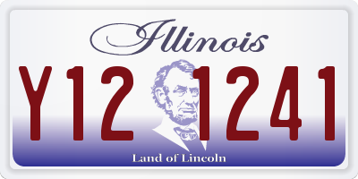 IL license plate Y121241