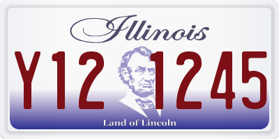IL license plate Y121245