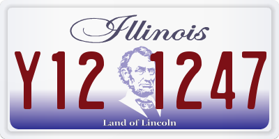IL license plate Y121247