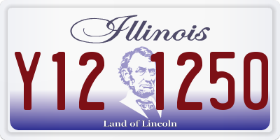 IL license plate Y121250