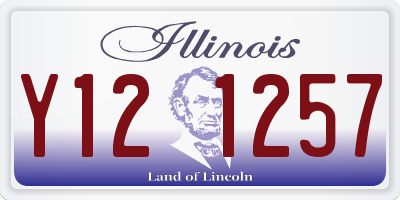 IL license plate Y121257