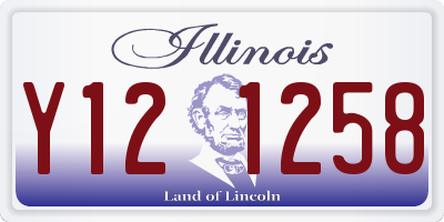 IL license plate Y121258