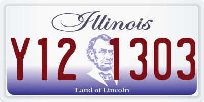 IL license plate Y121303
