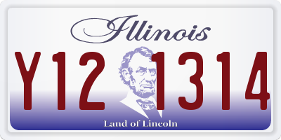IL license plate Y121314