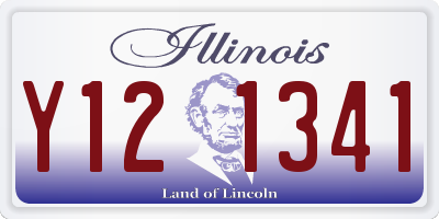 IL license plate Y121341