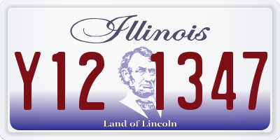 IL license plate Y121347