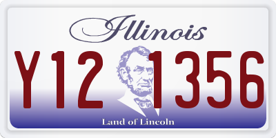 IL license plate Y121356
