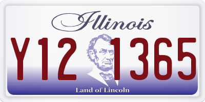 IL license plate Y121365