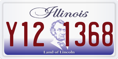 IL license plate Y121368