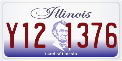 IL license plate Y121376