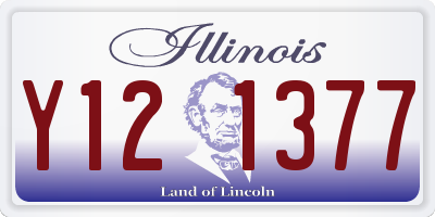 IL license plate Y121377