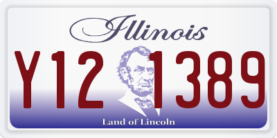 IL license plate Y121389