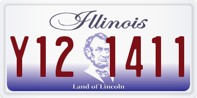 IL license plate Y121411