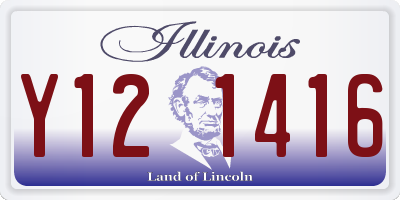 IL license plate Y121416