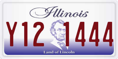 IL license plate Y121444