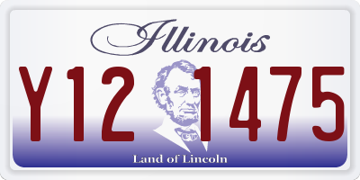 IL license plate Y121475