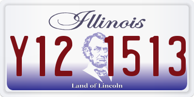 IL license plate Y121513