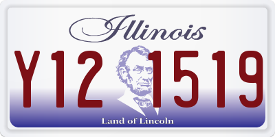 IL license plate Y121519