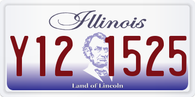 IL license plate Y121525