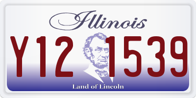 IL license plate Y121539