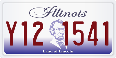 IL license plate Y121541