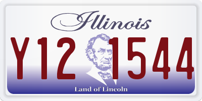 IL license plate Y121544
