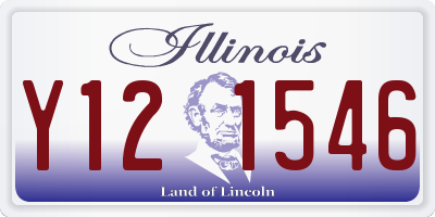 IL license plate Y121546