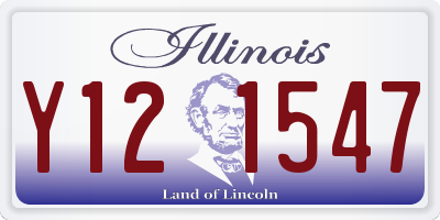 IL license plate Y121547
