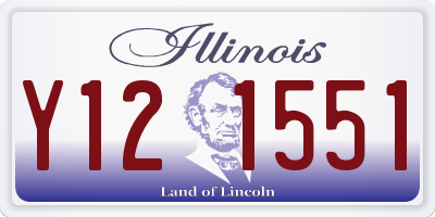 IL license plate Y121551