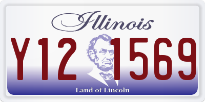 IL license plate Y121569