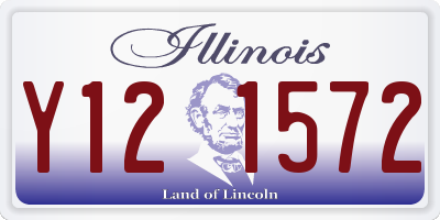 IL license plate Y121572
