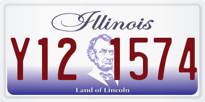 IL license plate Y121574